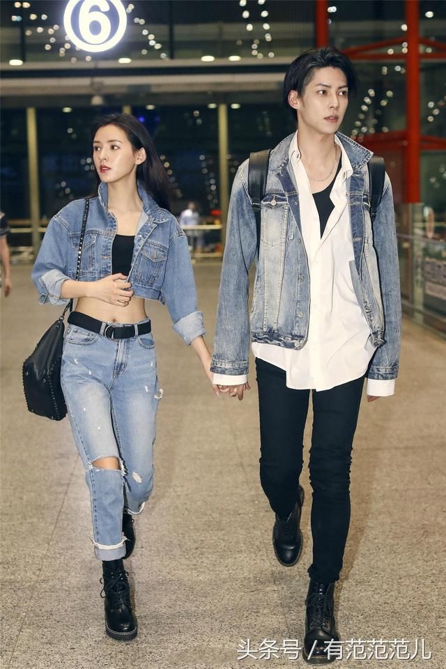 张予曦只穿一件裹胸，也敢敞开上衣炫腹，网友：难怪陈柏融紧盯着