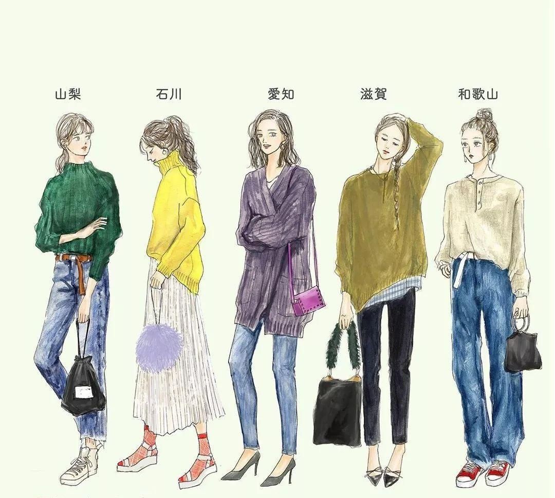 『全国』日本47个都道府县「全国女子图鉴」