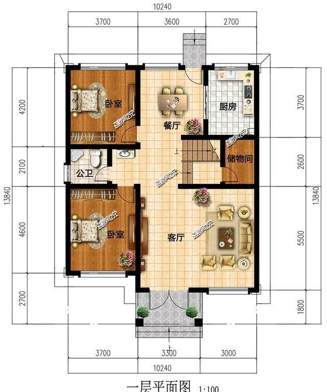  #排队#3款占地120平的别墅，30多万建，村里人都排队上门找你要图纸