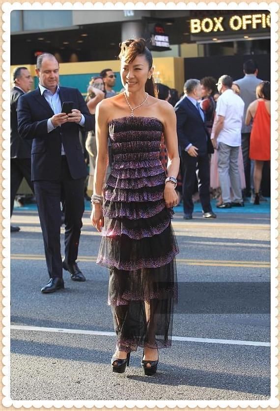 当杨紫琼和李冰冰同穿蛋糕裙的那一刻,我才知道什么是真正线条美