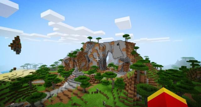 我的世界:出生4村庄相连包括僵尸村庄,4沙漠神殿还有神秘沙漏