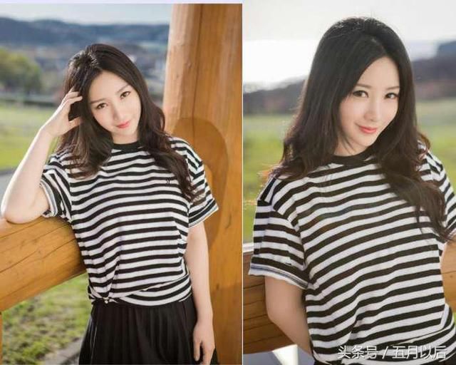 柳岩厉害了，T恤往身上一扭立马变成紧身衣，搭配短裤秀S曲线吸睛