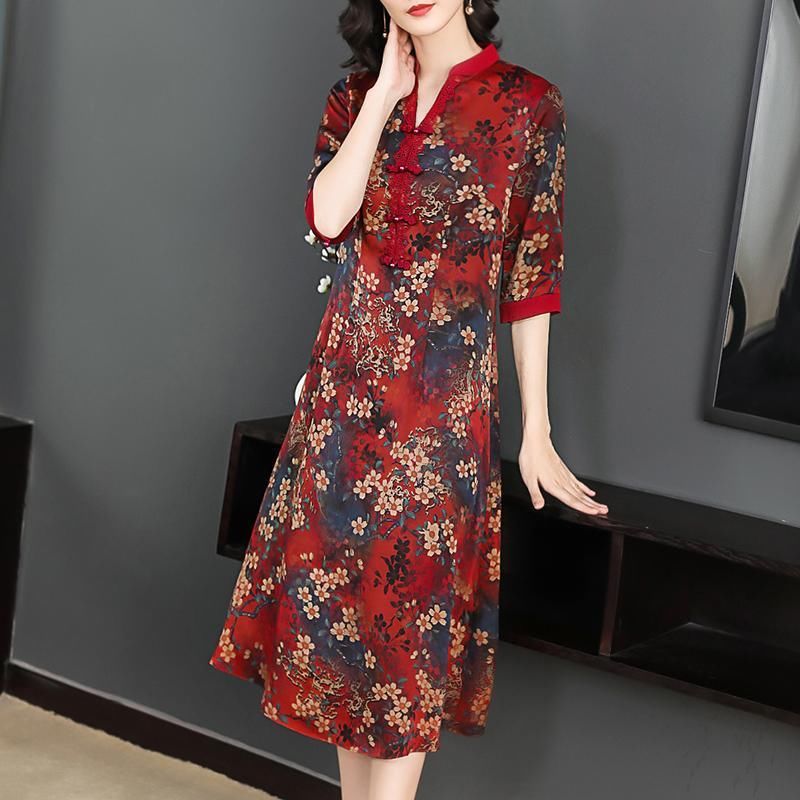 秋天来了,上新7款真丝裙,老婆非要买3件,确实洋气显年轻