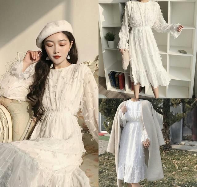  #初春#初春穿上那条“初恋女友裙”，上半身实际效果非常美！