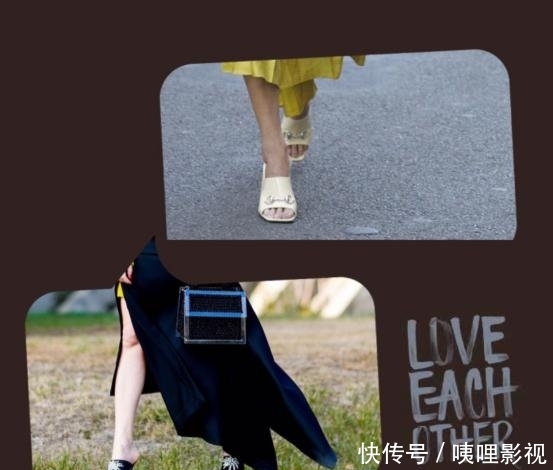拖鞋:扔掉不透气的厚鞋子,和时髦精一起穿拖鞋出门,舒适又抢镜