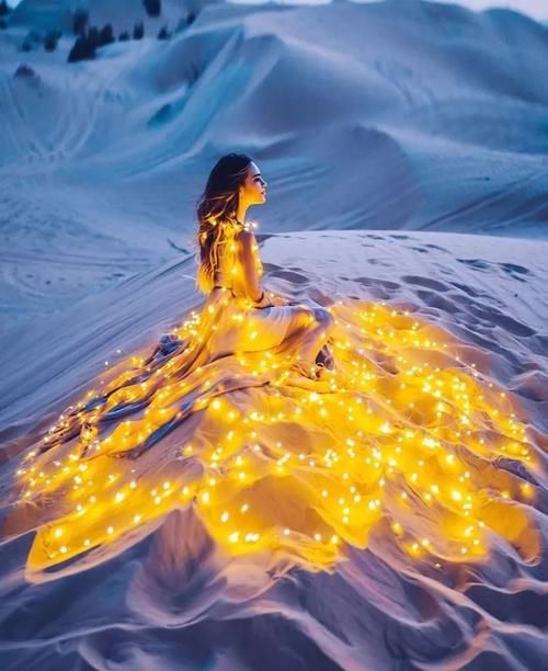 当她穿上裙子，便惊艳了全世界