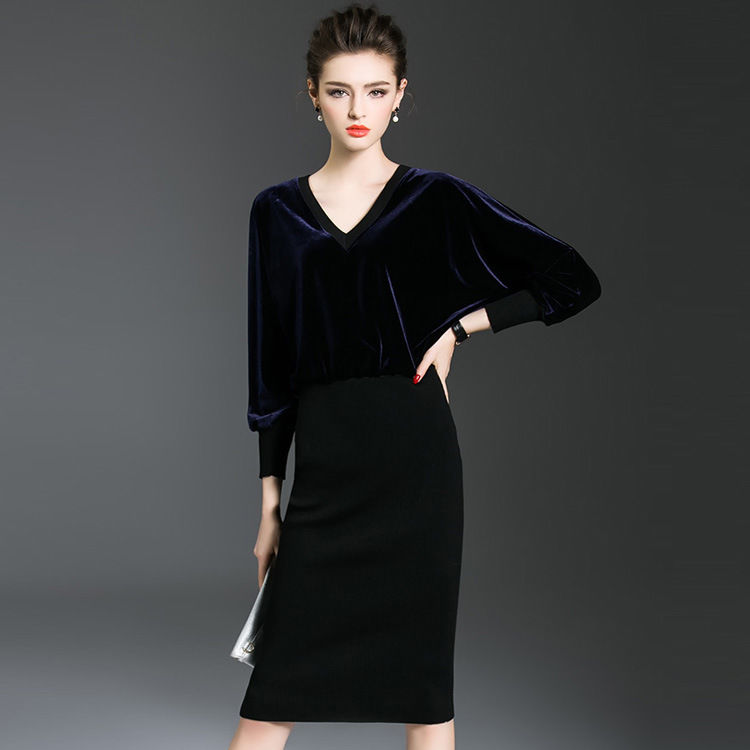 秋天一到，老婆把连衣裙都收起来了，穿包臀裙套装，性感又撩人