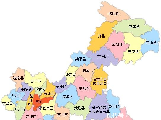 中国唯一外形酷似汉字“山”的直辖市