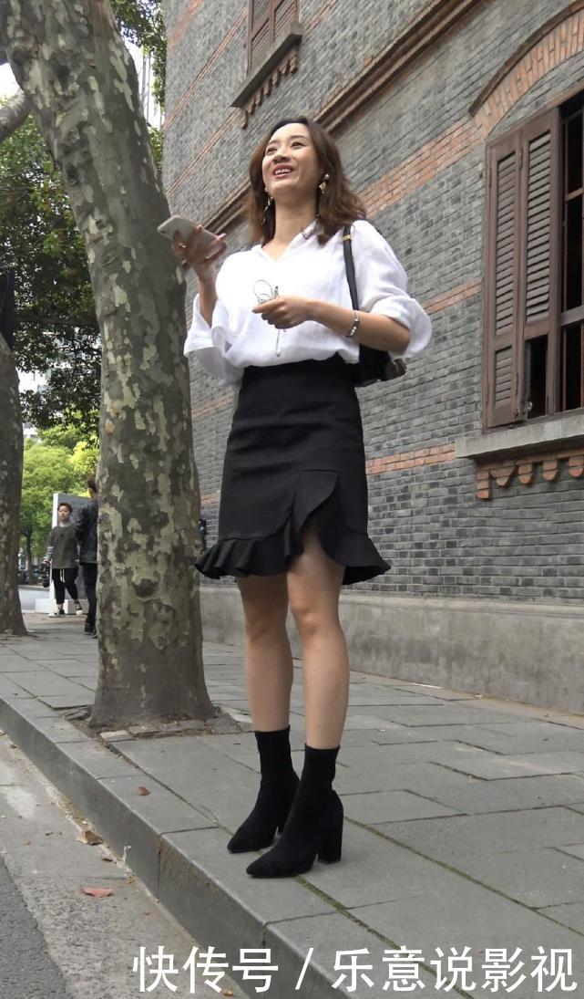 街拍：图1包臀裙包不住的性感，图5黑色小短裙动人至极！