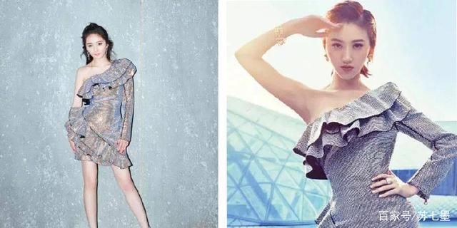 杨幂撞衫景甜、娜扎，女人和女孩的差别，网友：这一个踮脚真美