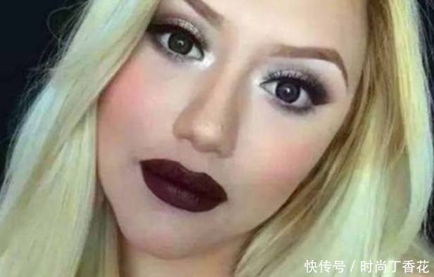 妹子在脸上画图案，本她想化妆成印第安人，让人傻了眼！