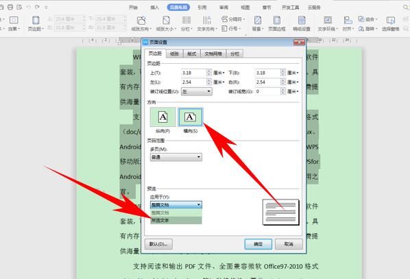 Word文档办公 在一个页面上设置两种方向文字 快资讯