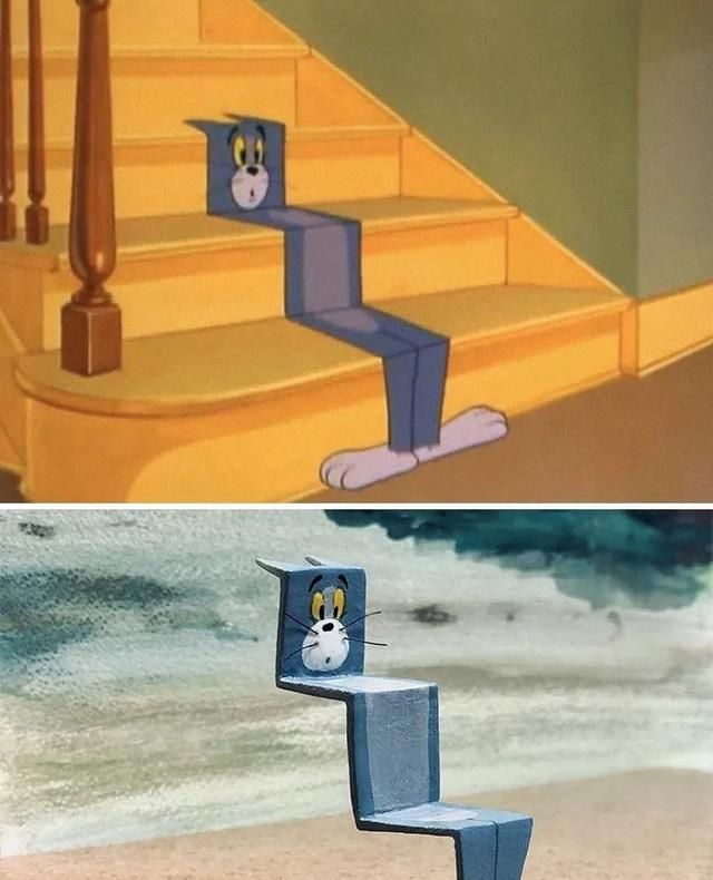 Tom悲惨,Jerry鸡贼!艺术家把《猫和老鼠》做成雕塑!红遍全网