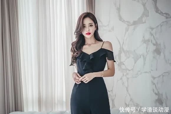 吊带|美图图鉴:孙允珠,黑垭幽深镜泊湖蓝吊带阔腿裤