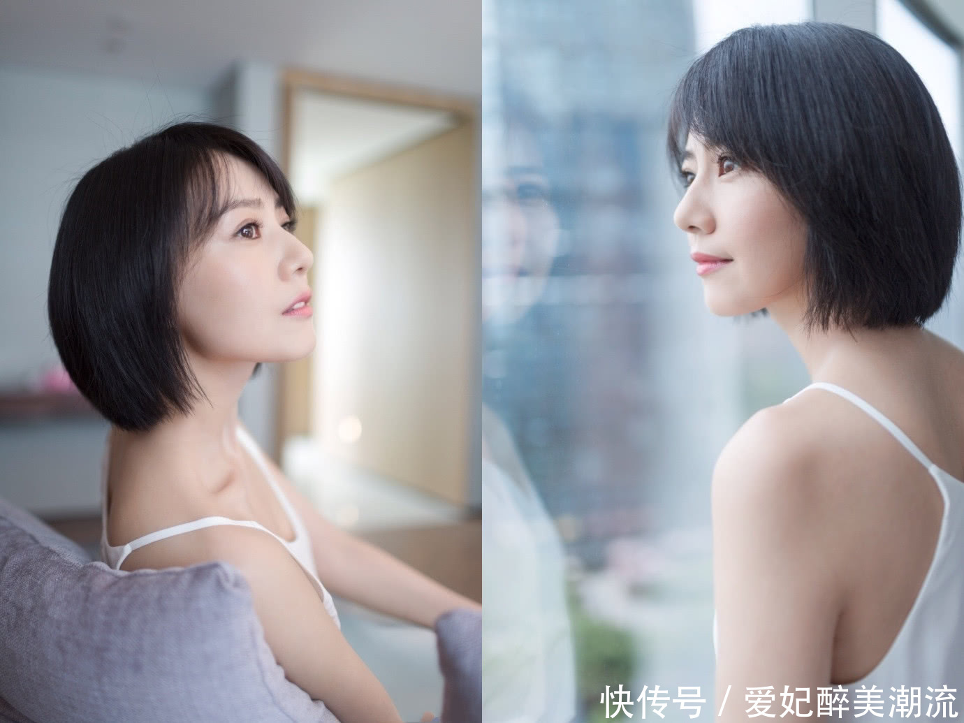 高圆圆只是剪了个短发，就减龄20岁不止，网友：说她18岁我都信！