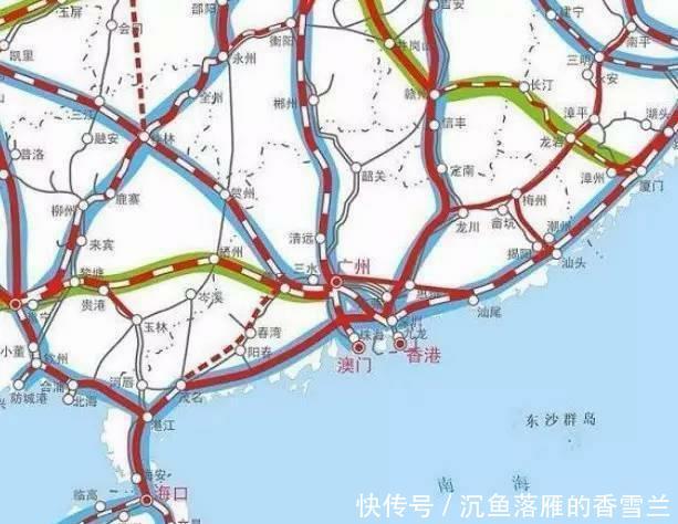  「高速铁路」中国高铁线路八纵八横规划图一览，看看哪些高铁经