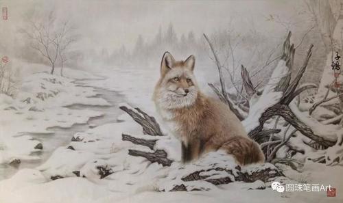 他笔下的这些细腻逼真的工笔画，让人叹为观止！