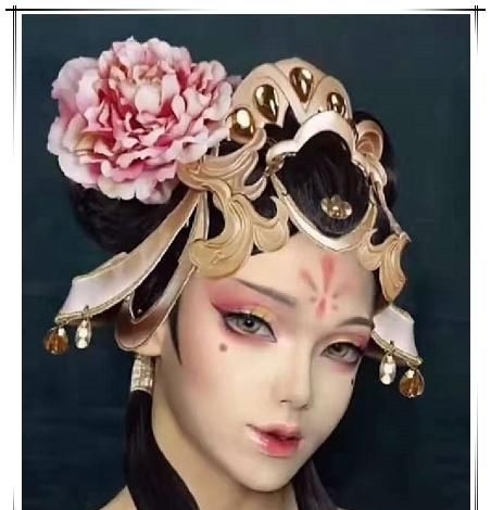 「成品」高手仿妆“杨玉环”,过程看似悠闲简单,看到成品复制粘贴的