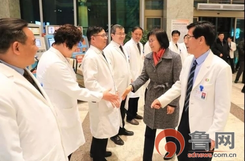 山东省卫生健康委党组书记、主任袭燕一行来阳光融和医院考察调研
