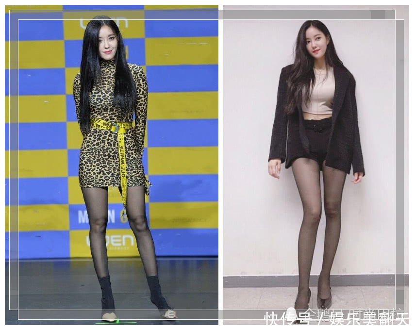 朴孝敏晒包臀裙照片，胸以下全是美腿，暴露女团腿精“真正腿长”