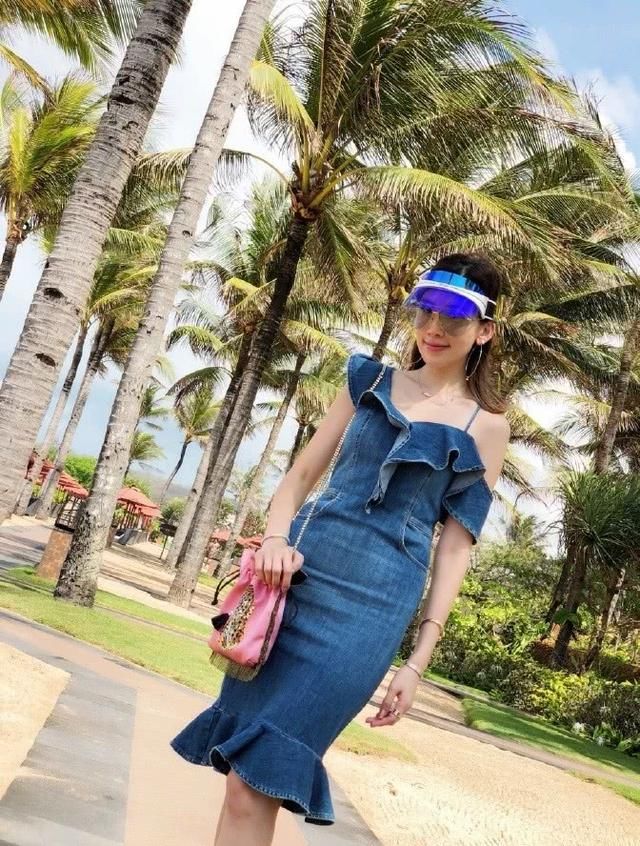 林志颖老婆陈若仪，紧身裙穿出S型好身材，臀部位置看得双眼发光