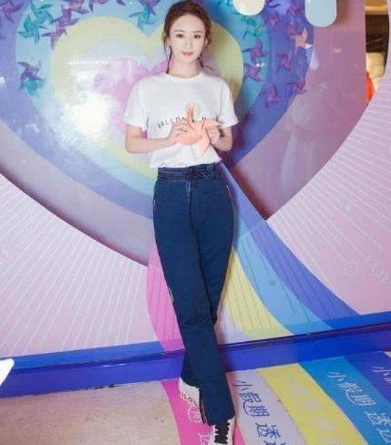 女星脱掉高跟鞋：赵丽颖青春可爱，baby五五分身材，高圆圆…