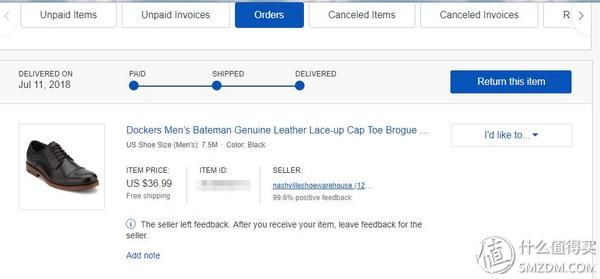 小众品牌Dockers男款牛津鞋晒单