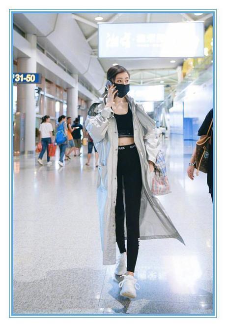 原来张天爱这么有料！一件运动背心惊艳众人，网友：真是大饱眼福