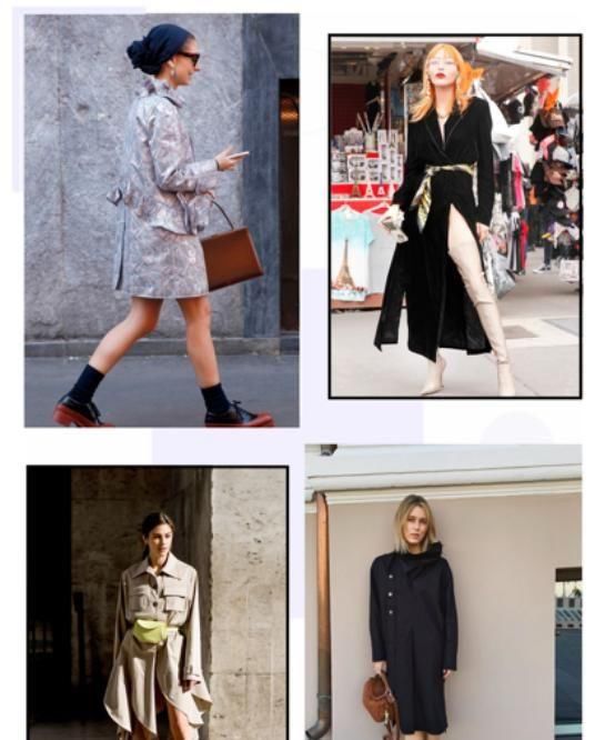  「风衣」春季风衣新穿法，变成裙装款式简约更百搭，穿上遮肉显瘦又时髦