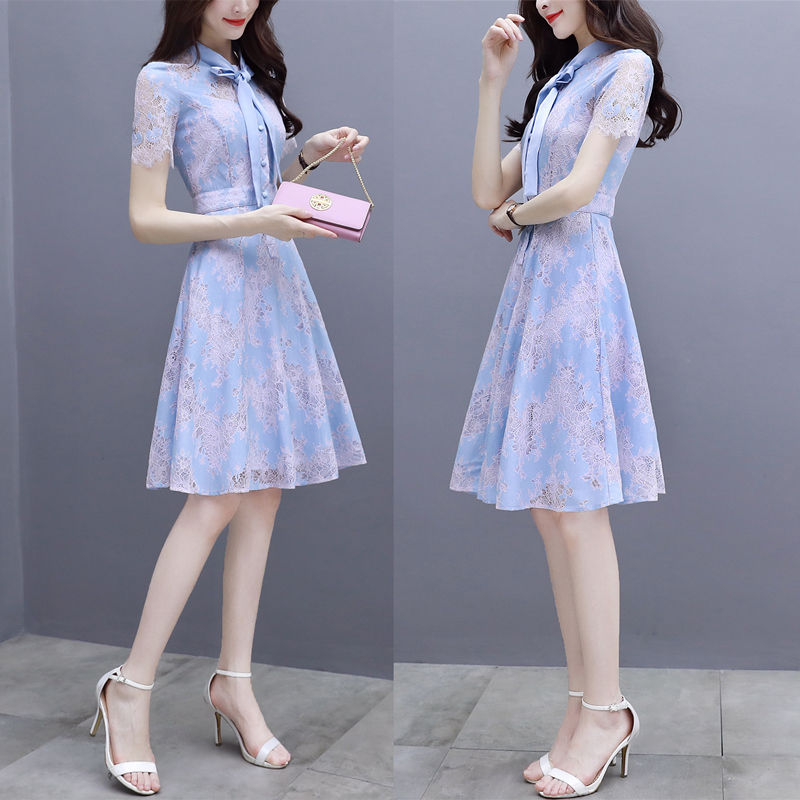 这种裙子叫蕾丝裙，显白嫩美更洋气，难怪老婆把真丝裙全都扔了