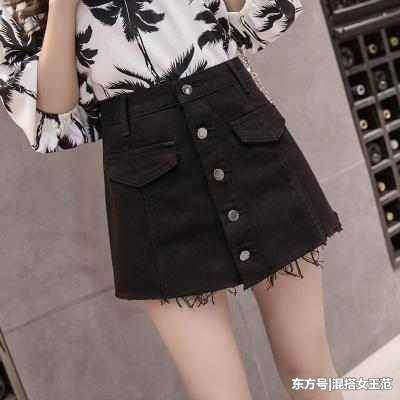 露大腿的季节到了, 选高腰牛仔短裤穿出迷人的大腿和翘臀