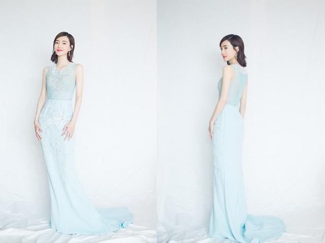 秦岚再穿鱼尾裙，细腰美臀展风情，女神们都爱不释手！