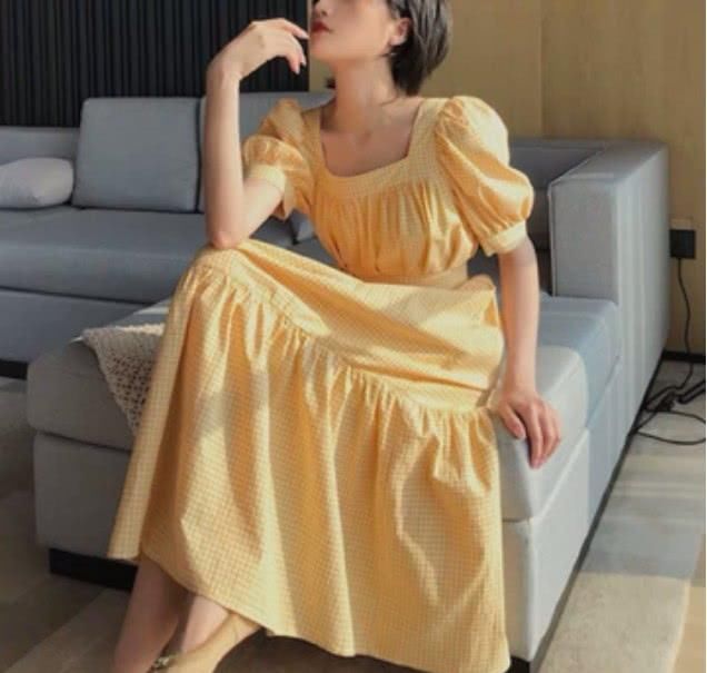 『少女』“淡黄的长裙”你有吗?早春必备款,少女感穿搭不能少