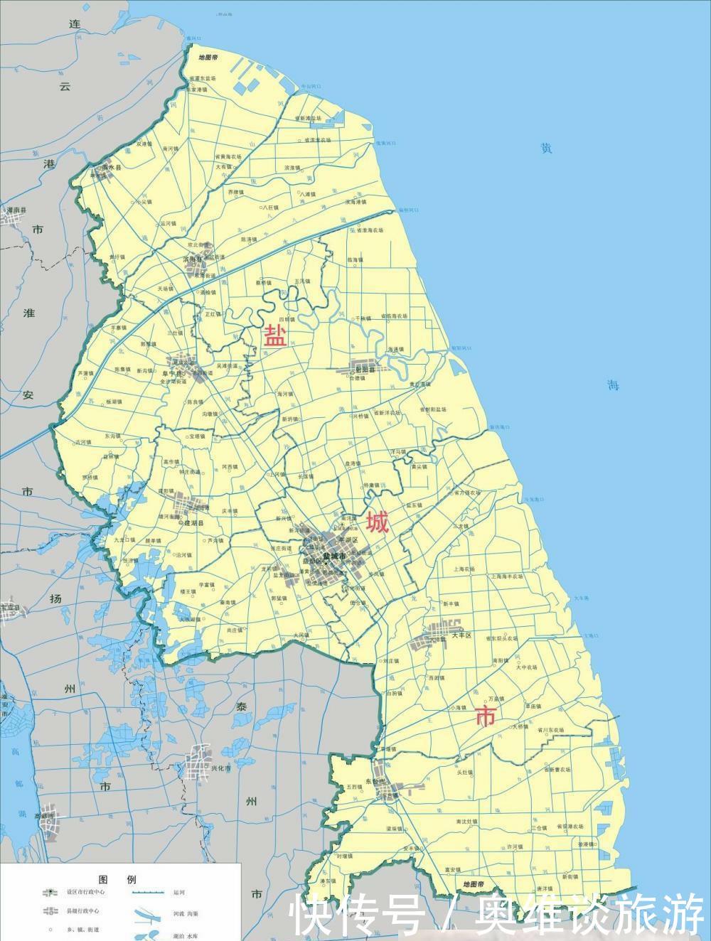 上海在江苏盐城有块飞地, 面积是徐汇区的5倍多