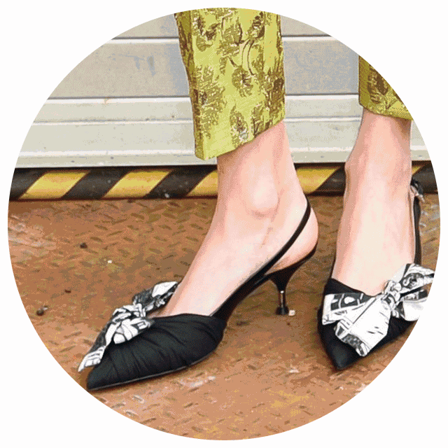 时髦办｜我的大长腿，是尖头深V穆勒鞋宠出来的！