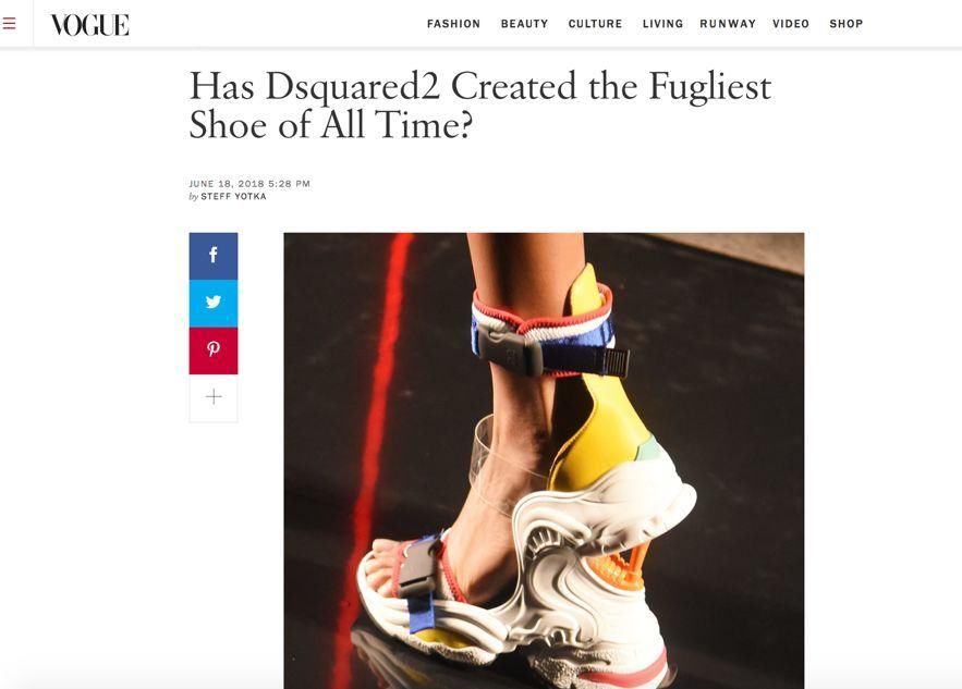 越丑越时尚! 这11双丑鞋彻底击溃了我的心理防线, 你敢穿吗?