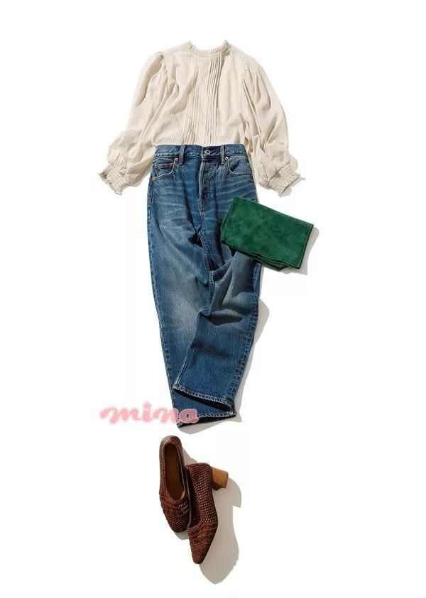 搭配｜这条裤子太秀了吧？百搭时尚还显腿长 推荐牛仔阔腿裤的16