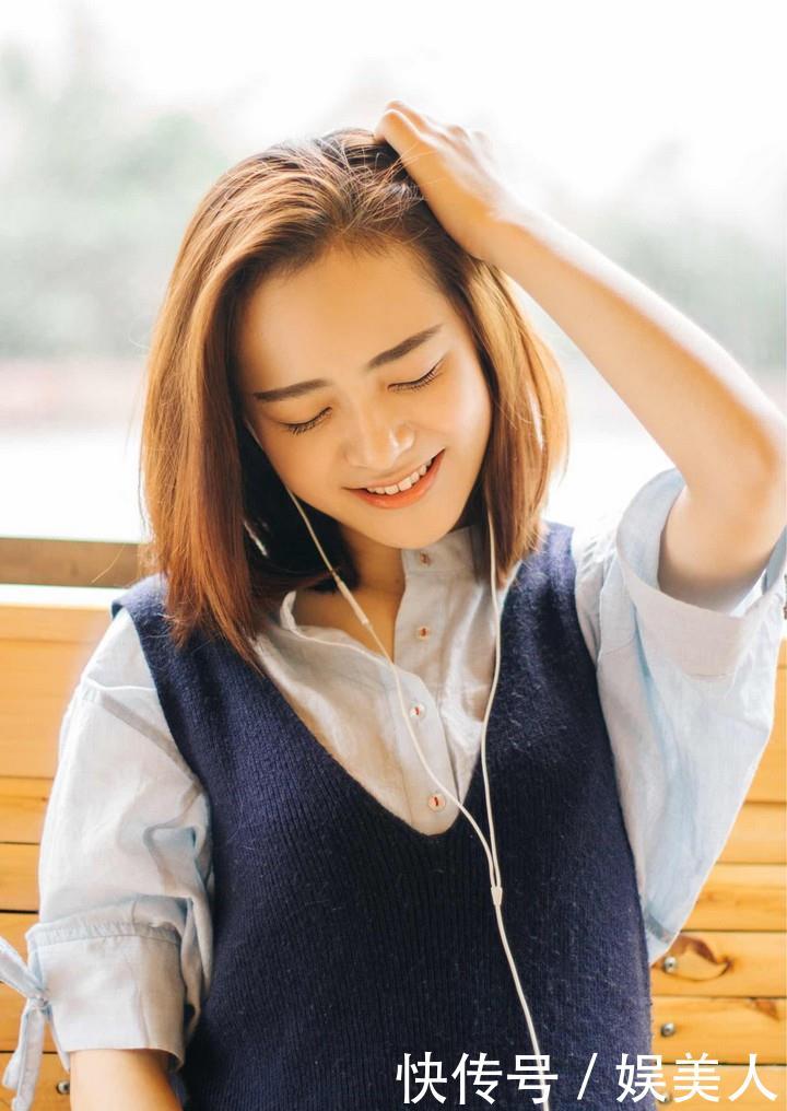  【好看】齐肩短发美女真好看