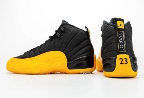  「Air」黑黄组合绝了！Air Jordan 12 全新配色实物美照释出！