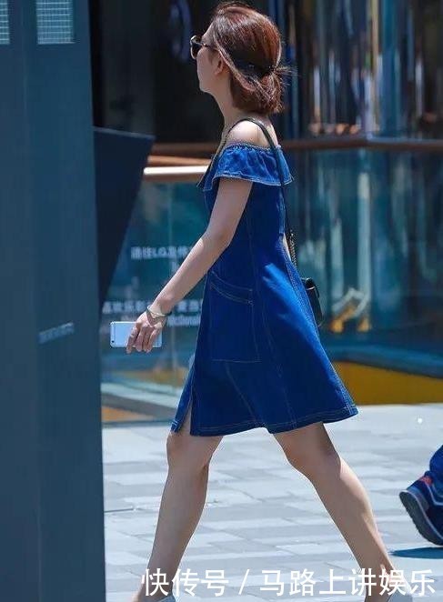 优美：优美穿搭，哪位更美呢？，街拍美女：俏皮可人的紧身裤小姐姐