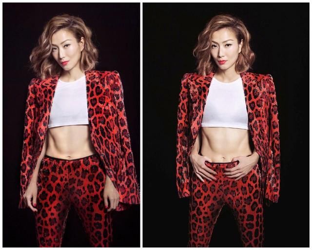 孟美岐时装周首战穿红西装，撞上46岁郑秀文，赢了年纪却输了气场