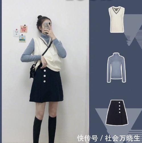 #上身#娇小女生的春天,五套短裙的上身效果不用说,值得“种草”