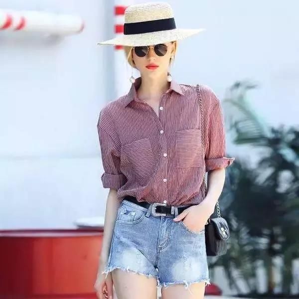 女生穿衬衫塞不塞裤子？别纠结，看看马伊琍，杨颖为你正确示范