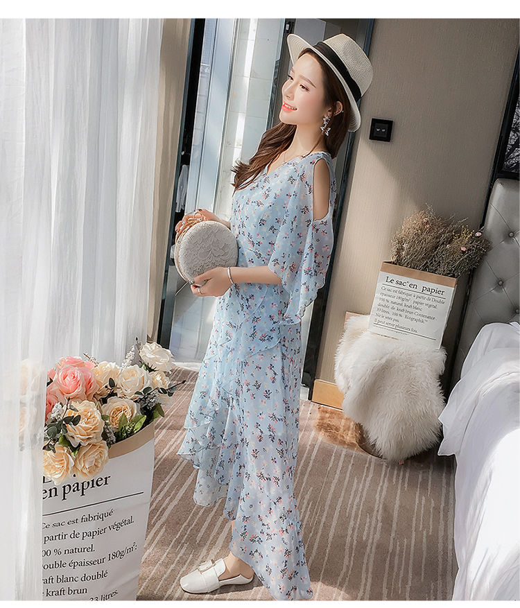 暑假出门浪，都不穿比基尼!时下流行度假裙，时尚随性满满女人味