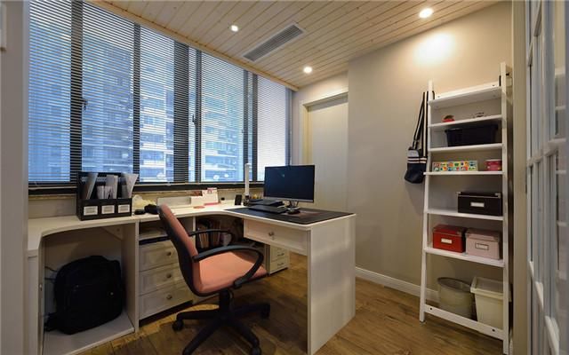 130三房改四房“裸色小清新”，设计师的色调搭配非常和谐