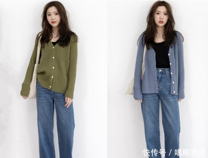 直筒版型:腰粗、腿肥的身材穿:“直筒衫+直筒裤”,美“爆”了!