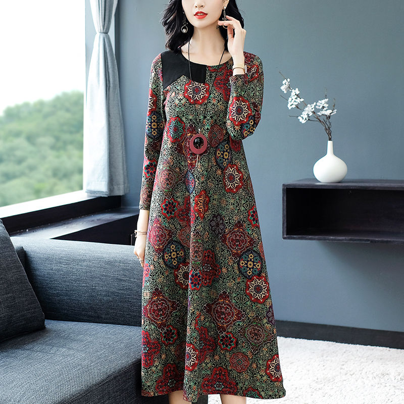 中秋说冷就冷!剁手也要给老婆买件这样的精致秋裙，洋气保暖