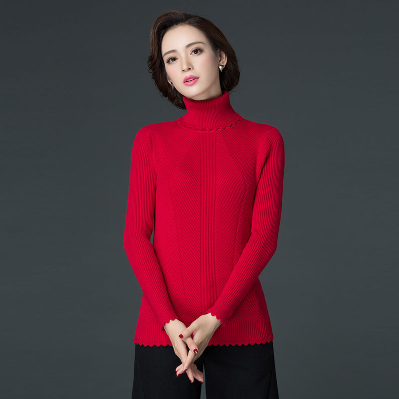 聪明的女人应该学会这样穿，新款羊绒衫+直筒裤，保暖显嫩美