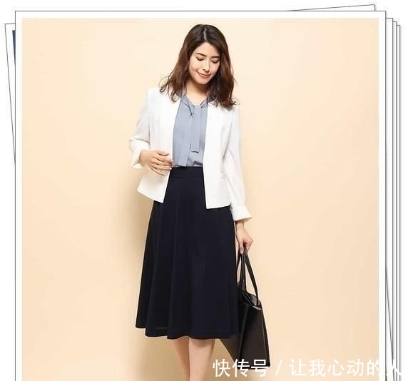 搭配■西装不要领子?日本30岁轻熟女人现在流行的春季造型