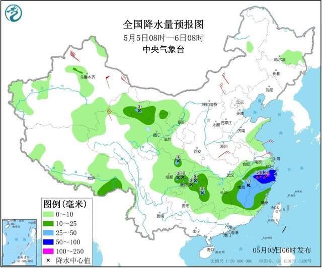  【预报】立夏还变冷了？新冷空气又来了，浙江预报有两个120毫米大暴雨点